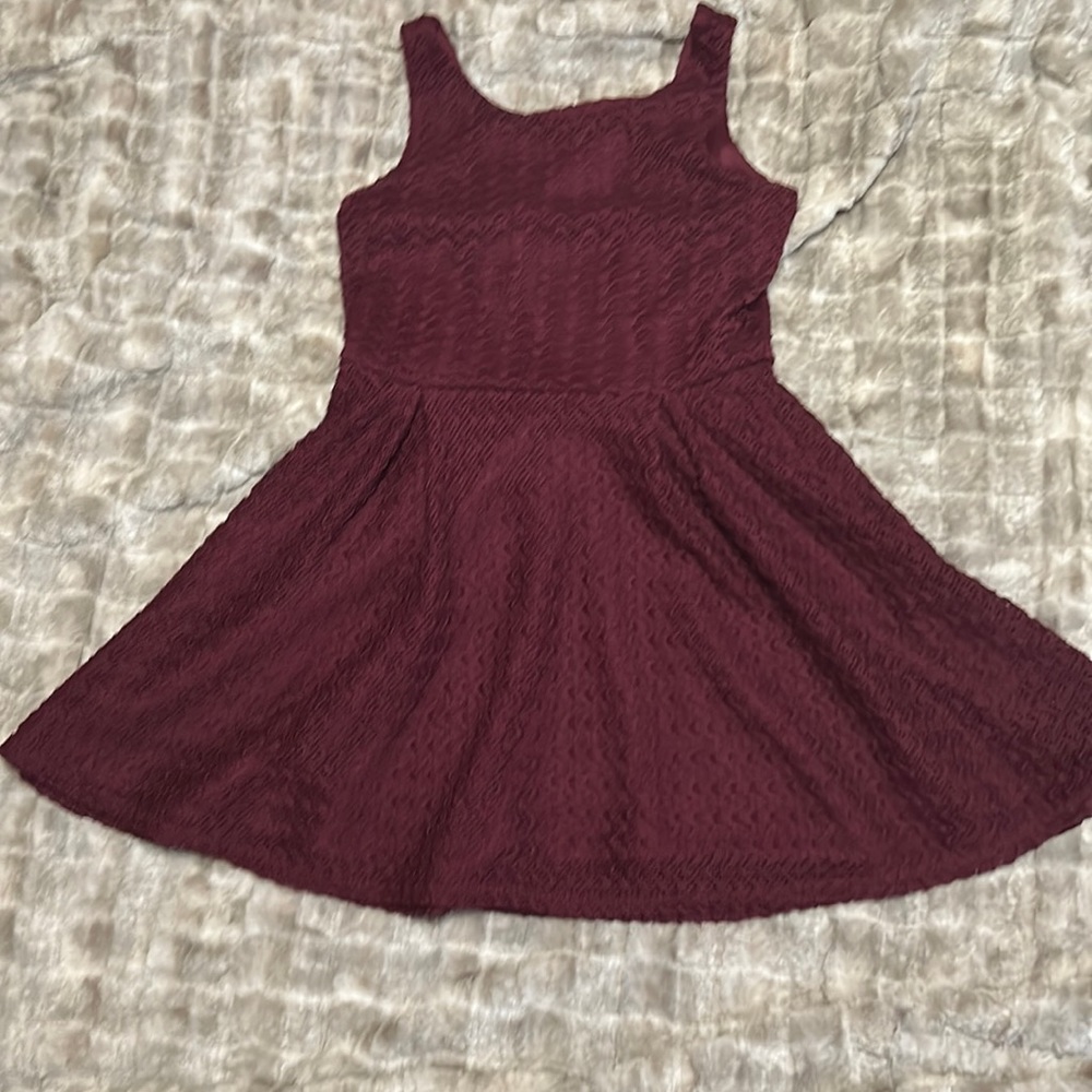 Maroon Short Dress